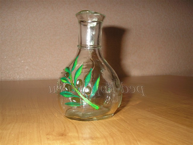 Розпис скляного глека. Майстер-клас