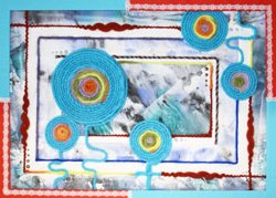 Зимовий колаж своїми руками