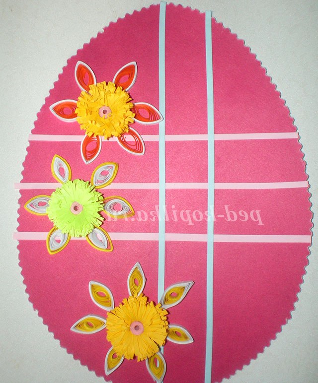 Квіллінг. Великодня листівка