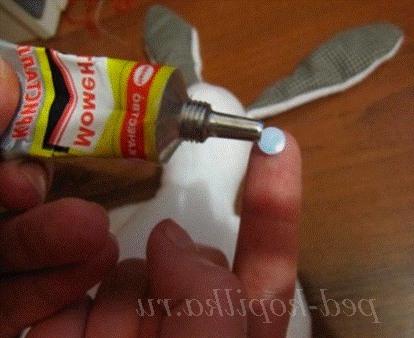 Великодній заєць Тільда. Виготовлення alt=