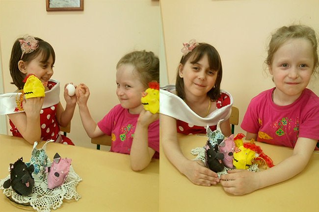 Великодні тваринки своїми руками