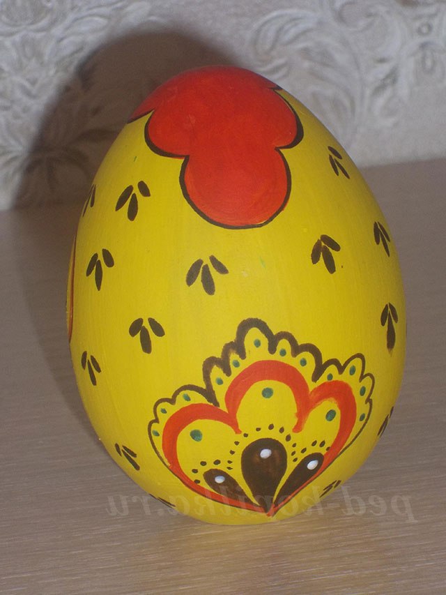 Розпис дерев'яного яйця. Майстер-клас