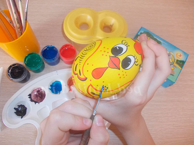 Розпис дерев'яного яйця. Майстер-клас