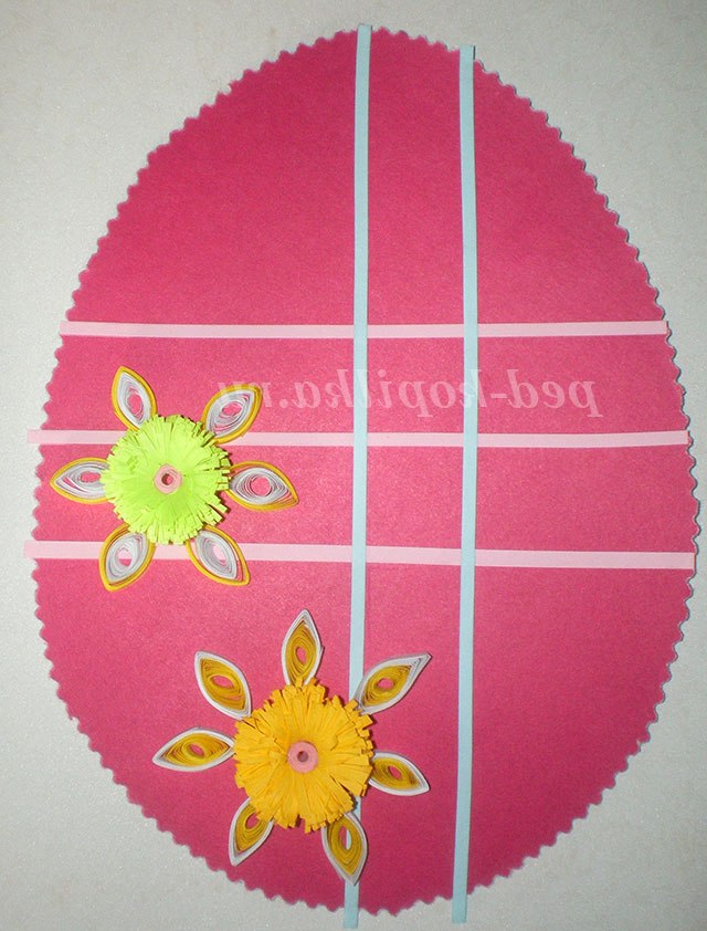 Квіллінг. Великодня листівка