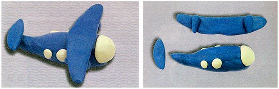 Літак з пластиліну