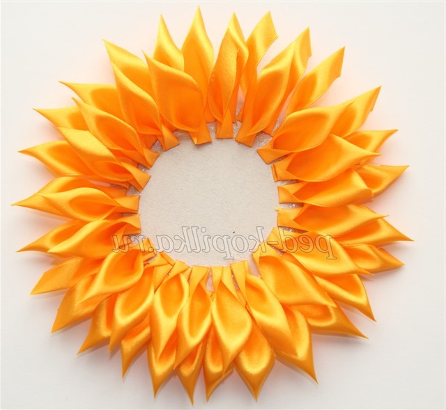 Вінок із соняшників своїми руками. Майстер-клас
