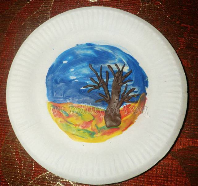 Пластилинография по темі Осінь Пластилинография по темі Осінь