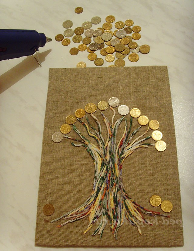 Грошове дерево з монет. Майстер-клас