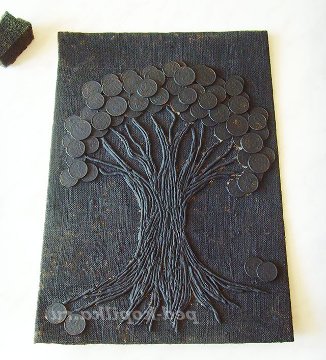 Грошове дерево з монет. Майстер-клас