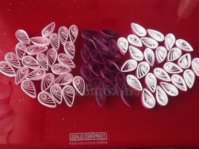 Картина з квітами. Квіллінг майстер клас Картина з квітами. Квіллінг майстер клас