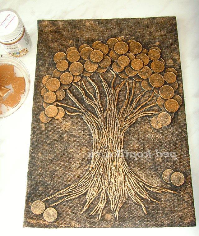 Грошове дерево з монет. Майстер-клас