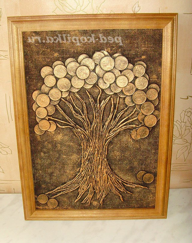 Грошове дерево з монет. Майстер-клас
