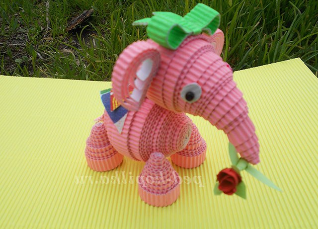 Об'ємний квілінг. Слониха