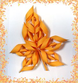 Об'ємний кленовий лист 