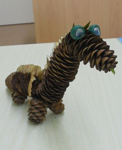 Шишкозаврик своїми руками