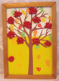 Осіннє панно своїми руками