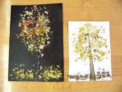 Аплікація з природного матеріалу