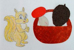 Аплікація на тему Осінь