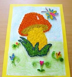 Квіллінг. Гриби