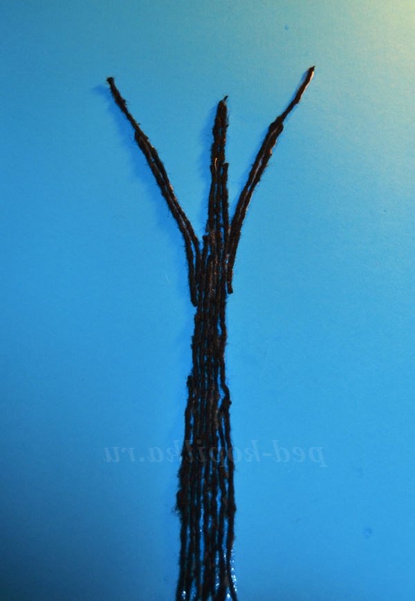 Дерево в снігу. Майстер-клас