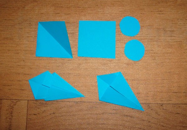 сніжинка орігамі