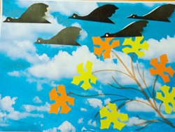 Аплікація на тему Осінь