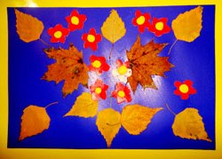 Осіння аплікація для молодшої групи 
