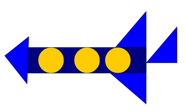 Аплікація. Ракета