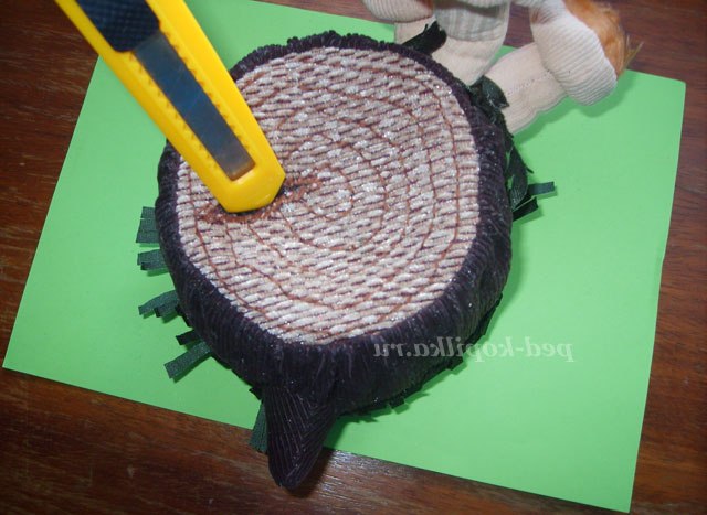 Скарбничка. Гриби на пеньку своїми руками