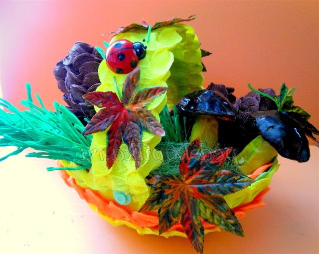 Осіння композиція своїми руками. Майстер-клас