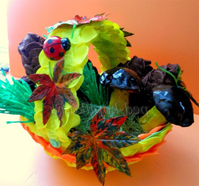 Осіння композиція своїми руками. Майстер-клас