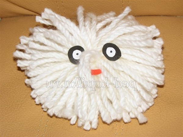 Іграшки з помпонів своїми руками