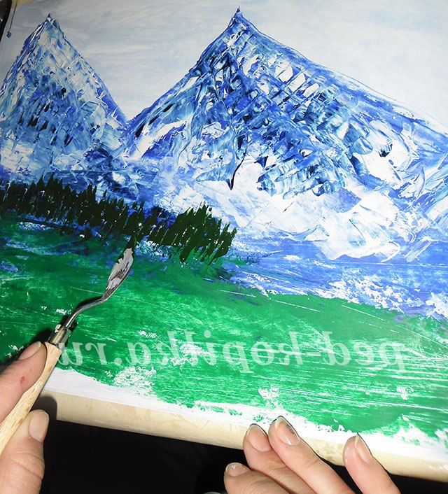 Малювання гір. Майстер-клас