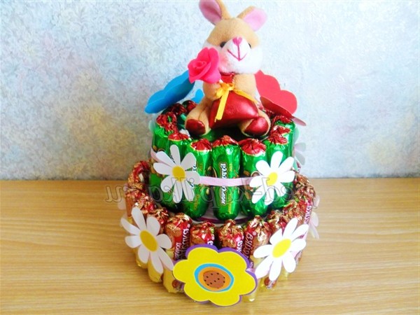 Торт з цукерок. Майстер-клас