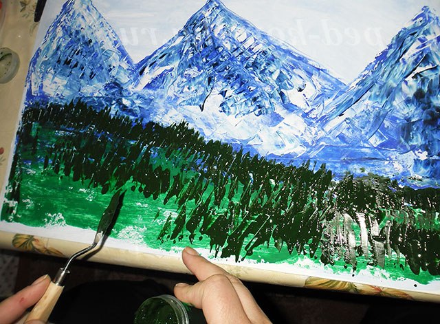 Малювання гір. Майстер-клас