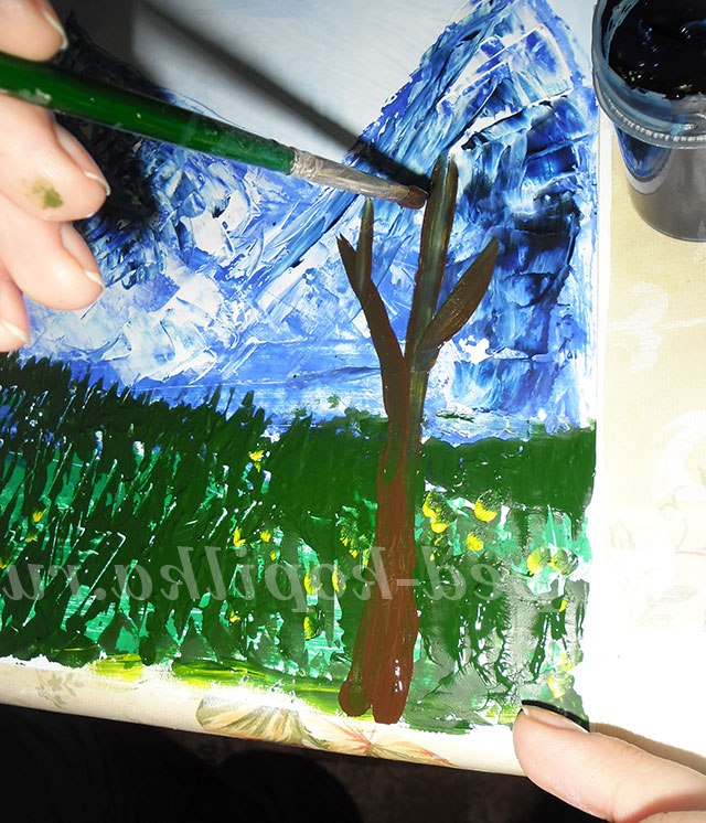 Малювання гір. Майстер-клас