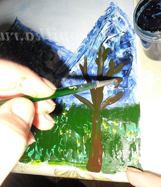 Малювання гір. Майстер-клас