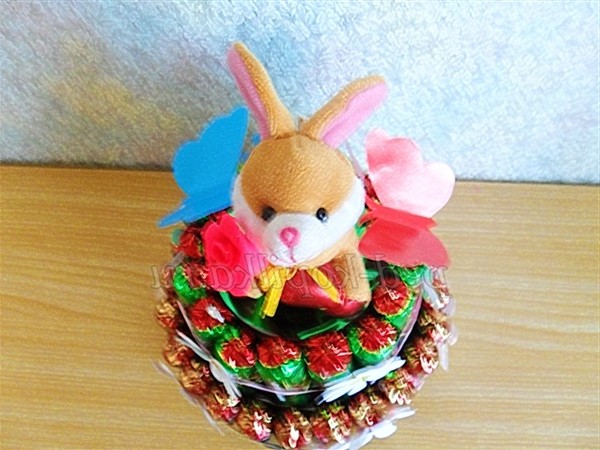 Торт з цукерок. Майстер-клас