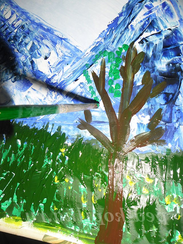 Малювання гір. Майстер-клас