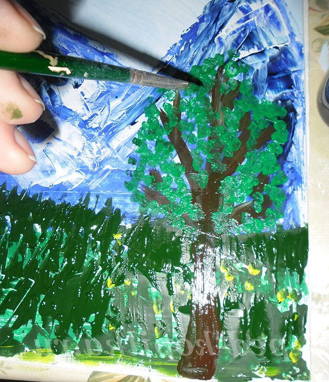 Малювання гір. Майстер-клас