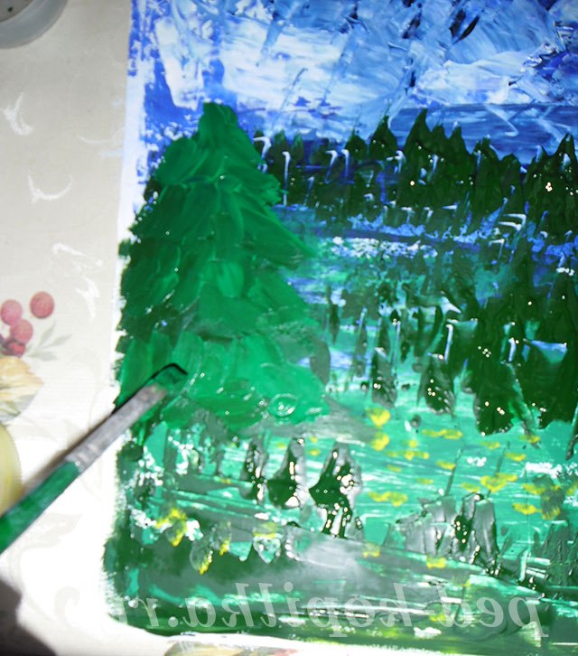 Малювання гір. Майстер-клас