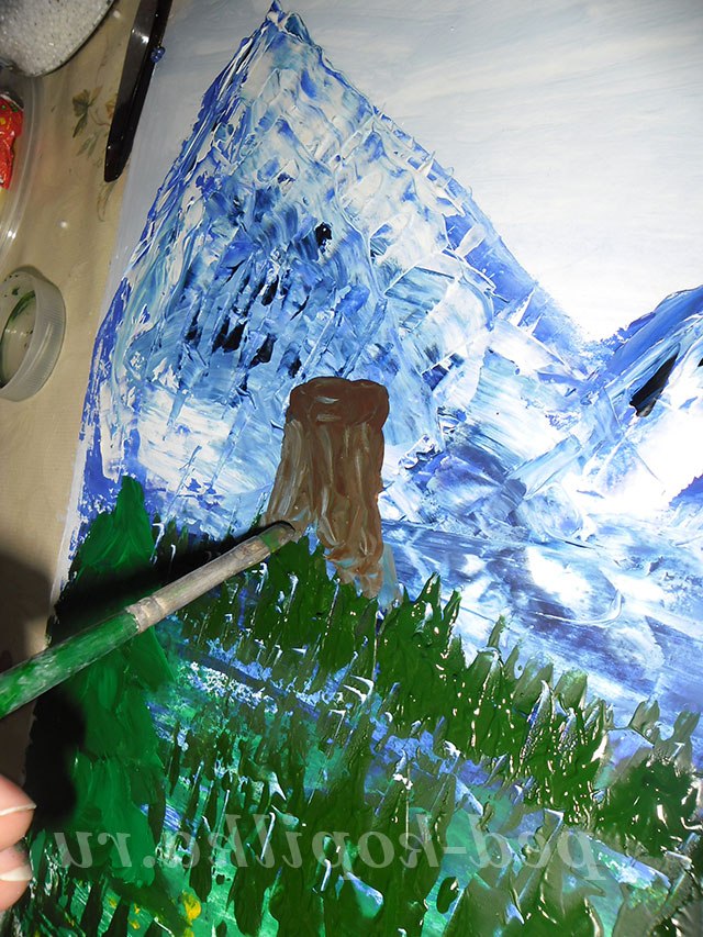 Малювання гір. Майстер-клас