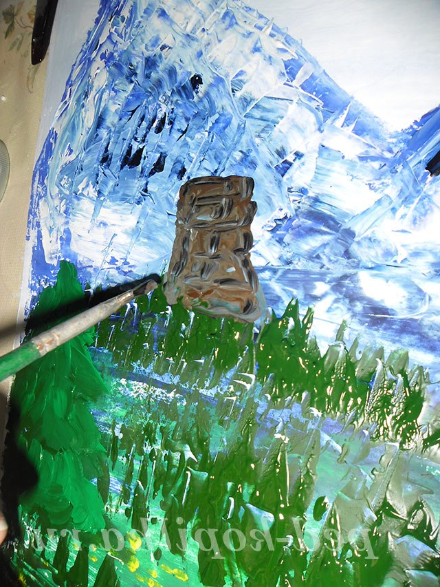 Малювання гір. Майстер-клас