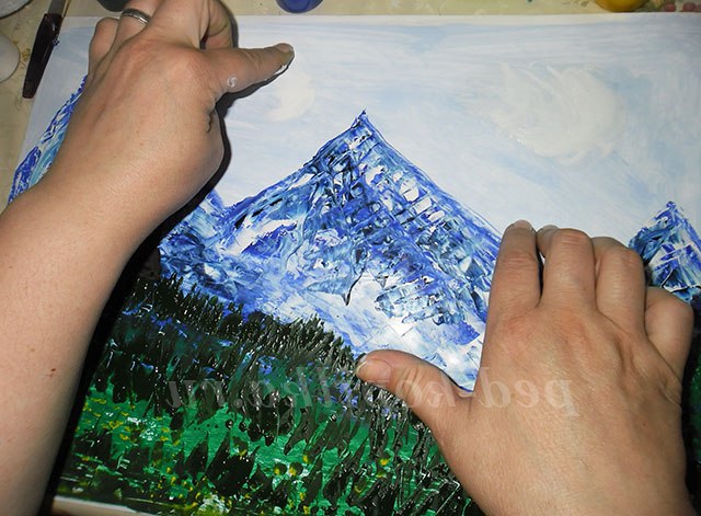 Малювання гір. Майстер-клас