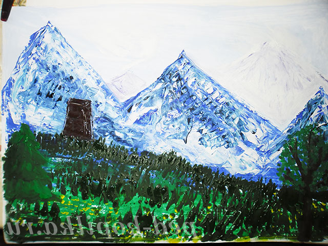 Малювання гір. Майстер-клас