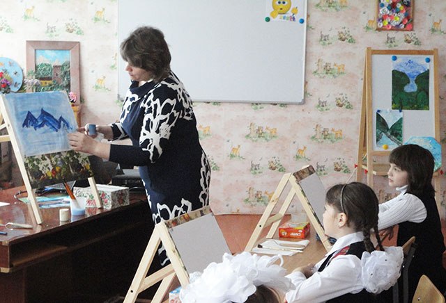 Малювання гір. Майстер-клас