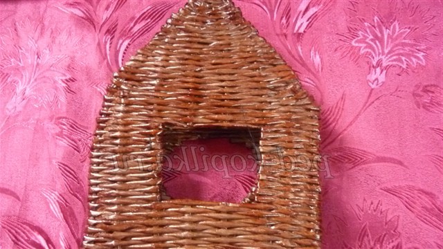 Плетіння з газетних трубочок. Майстер-клас годинник