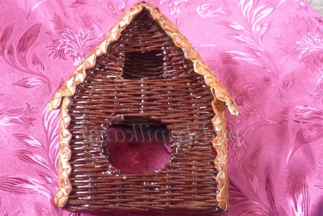 Плетіння з газетних трубочок. Майстер-клас годинник