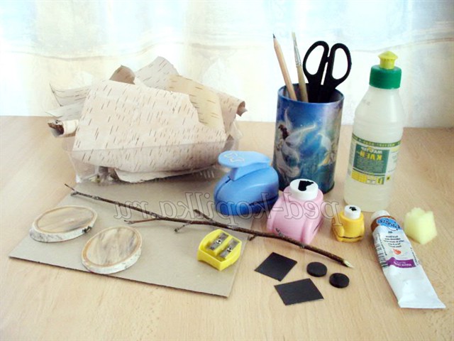 Сувенір-магніт із берести. Майстер-клас