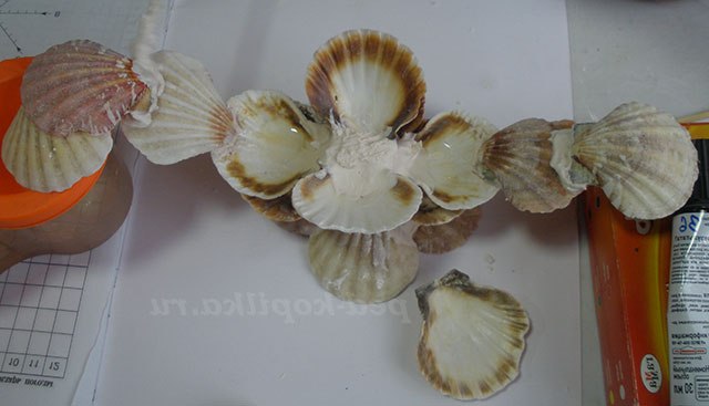 Вітрильник з черепашок. Майстер-клас